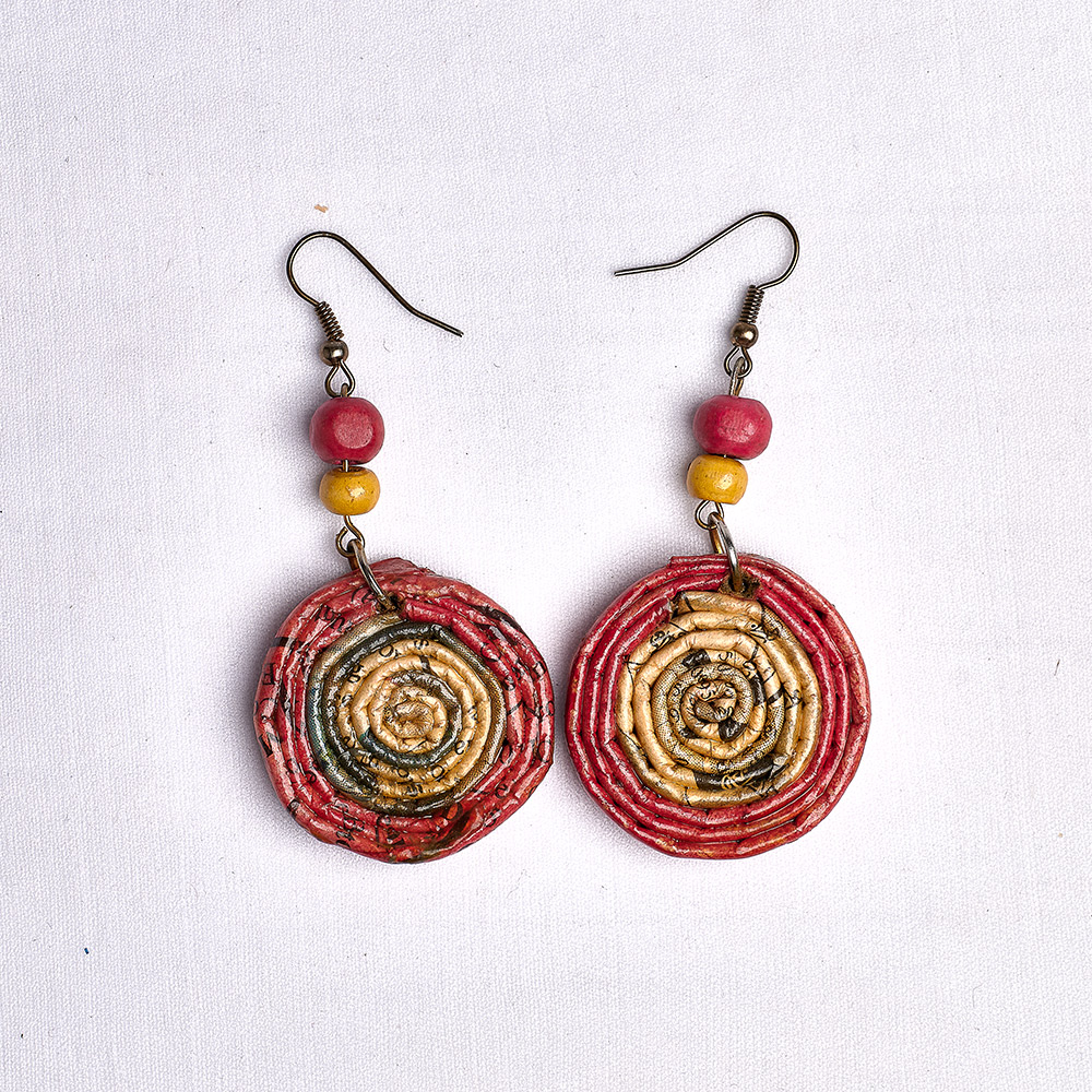 কাগজের কানের দুল-০৯ - ছবি 2